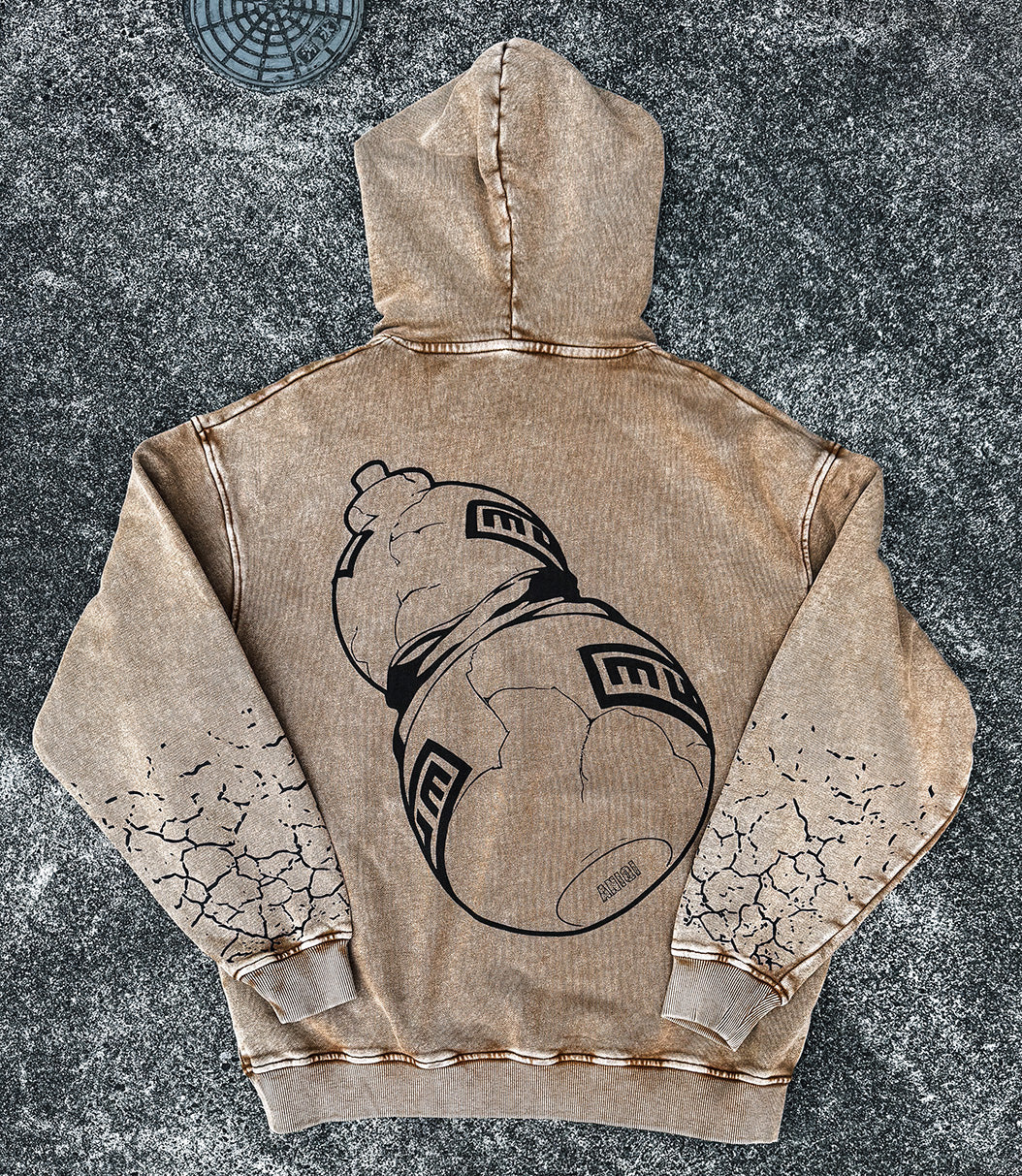 GAARA ACID WASH HOODIE - Image 5